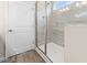 Modern bathroom with a large walk-in shower at 1262 Witch Hazel Way, Longs, SC 29568