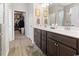 Double vanity bathroom with plenty of counter space at 1262 Witch Hazel Way, Longs, SC 29568