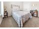 Bright bedroom with a double bed and carpet flooring at 1262 Witch Hazel Way, Longs, SC 29568