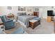 Comfortable bedroom with two armchairs and a dresser at 1262 Witch Hazel Way, Longs, SC 29568