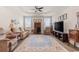 Relaxing living room featuring comfortable seating and a large TV at 1262 Witch Hazel Way, Longs, SC 29568