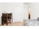 Neutral bedroom with a twin daybed and a vintage desk at 127 Marauder Dr., Longs, SC 29568