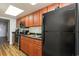 Updated kitchen with stainless steel appliances and wood cabinets at 1501 S Ocean Blvd. # 1442, Myrtle Beach, SC 29577