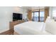 Serene main bedroom offering a tranquil view of the ocean from a private balcony at 1501 S Ocean Blvd. # 1442, Myrtle Beach, SC 29577