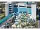 Waterpark area featuring exciting slides and a splash pad for all to enjoy at 1501 S Ocean Blvd. # 1549, Myrtle Beach, SC 29577
