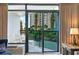 Balcony showing outdoor seating and views of surrounding buildings and greenery at 1501 S Ocean Blvd. # 251, Myrtle Beach, SC 29577