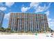 Beachfront resort featuring multiple balconies, offering stunning views of the beach and ocean at 1501 S Ocean Blvd. # 251, Myrtle Beach, SC 29577