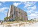 Oceanfront resort featuring multiple balconies, offering stunning views of the beach and ocean at 1501 S Ocean Blvd. # 251, Myrtle Beach, SC 29577