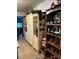 Kitchen with a large cabinet and decorative shelving at 2064 Martin St., Loris, SC 29569