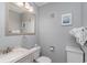 Clean bathroom with vanity, toilet and mirror at 415 Ocean Creek Dr. # 2280, Myrtle Beach, SC 29572