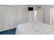 Bedroom with double bed and built-in closets at 415 Ocean Creek Dr. # 2280, Myrtle Beach, SC 29572