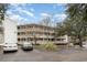Exterior view of the building and parking lot at 415 Ocean Creek Dr. # 2280, Myrtle Beach, SC 29572