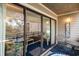 View from inside, looking out onto the balcony at 415 Ocean Creek Dr. # 2280, Myrtle Beach, SC 29572
