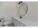 Clean bathroom, featuring a vanity with a large mirror at 501 44Th Ave. N # D-3, Myrtle Beach, SC 29577