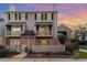 Townhouse with balcony and fenced backyard at sunset at 501 44Th Ave. N # D-3, Myrtle Beach, SC 29577