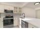 Modern kitchen with stainless steel appliances and white cabinets at 501 44Th Ave. N # D-3, Myrtle Beach, SC 29577