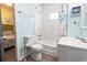 Bathroom featuring a shower-tub combination and seaside decor at 6001 South Kings Hwy., Myrtle Beach, SC 29575