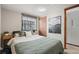Bright bedroom with a double bed and closet at 6001-5732 S Kings Hwy., Myrtle Beach, SC 29575