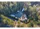 Aerial view of an outdoor storage lot with various vehicles parked, surrounded by natural landscape at 817 Payne Ct., Conway, SC 29526