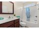 Bathroom featuring vanity with a shower and tub combination at 817 Payne Ct., Conway, SC 29526