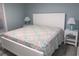 Comfortable bedroom featuring a plush bed, bedside tables, and stylish decor at 931 Edge Dr., North Myrtle Beach, SC 29582