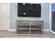 Relaxing living room with console table and wall mounted tv at 931 Edge Dr., North Myrtle Beach, SC 29582