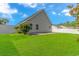 Green grassy backyard with a shed at 204 Atoll Dr., Myrtle Beach, SC 29588
