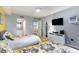 Bedroom with two twin beds, a white dresser, and a TV at 211 Baslow Ct. # 2-C, Myrtle Beach, SC 29572