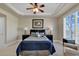 Serene bedroom with a queen-size bed and neutral decor at 2180 Waterview Dr. # 637, North Myrtle Beach, SC 29582