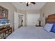 Bright bedroom with a queen-size bed and access to hallway at 2180 Waterview Dr. # 637, North Myrtle Beach, SC 29582