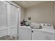 Convenient laundry room with washer and dryer at 2180 Waterview Dr. # 637, North Myrtle Beach, SC 29582