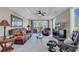 Relaxing living room with comfortable seating and access to a balcony at 2180 Waterview Dr. # 637, North Myrtle Beach, SC 29582