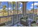 Relaxing screened porch overlooking a lush green space at 2180 Waterview Dr. # 637, North Myrtle Beach, SC 29582