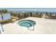 Oceanfront hot tub with boardwalk access nearby at 2200 N Ocean Blvd., North Myrtle Beach, SC 29582