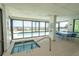 Indoor heated pool and jacuzzi with ocean view at 2200 N Ocean Blvd., North Myrtle Beach, SC 29582