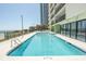 Inviting outdoor pool with ocean views at 2200 N Ocean Blvd., North Myrtle Beach, SC 29582