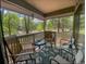 Relaxing screened porch with seating, offering serene views of the surrounding landscape at 222 Westleton Dr. # 18-C, Myrtle Beach, SC 29572
