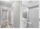 Clean bathroom with white vanity and shower/tub combo at 248 Hickory Springs Ct., Conway, SC 29527