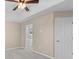 Bedroom with ceiling fan and ensuite bathroom access at 248 Hickory Springs Ct., Conway, SC 29527