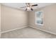 Bright bedroom with ceiling fan and neutral walls at 248 Hickory Springs Ct., Conway, SC 29527
