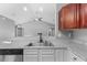 Modern kitchen featuring stainless steel appliances and white cabinets at 248 Hickory Springs Ct., Conway, SC 29527