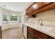 Eat-in kitchen with hardwood floors and bay window at 447 Wampee St., Calabash, NC 28467