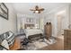 Guest bedroom with a queen-size bed and built-in dresser at 47 Isle Of Palms Dr., Murrells Inlet, SC 29576
