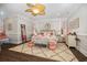 Bright bedroom with a king-size bed and coastal decor at 47 Isle Of Palms Dr., Murrells Inlet, SC 29576