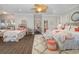 Spacious bedroom with two twin beds and a king-size bed at 47 Isle Of Palms Dr., Murrells Inlet, SC 29576