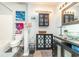 Modern bathroom with updated vanity, glass vessel sink, and bathtub at 5010 Windsor Green Way # 301, Myrtle Beach, SC 29579