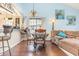 Small dining area with round table and four chairs at 5010 Windsor Green Way # 301, Myrtle Beach, SC 29579