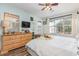 Bright main bedroom with king bed and access to balcony at 5010 Windsor Green Way # 301, Myrtle Beach, SC 29579