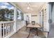 Relaxing screened balcony overlooking trees and water at 5010 Windsor Green Way # 301, Myrtle Beach, SC 29579