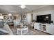 Bright living area with open floor plan and ocean view at 517 S Ocean Blvd. # 105, North Myrtle Beach, SC 29582